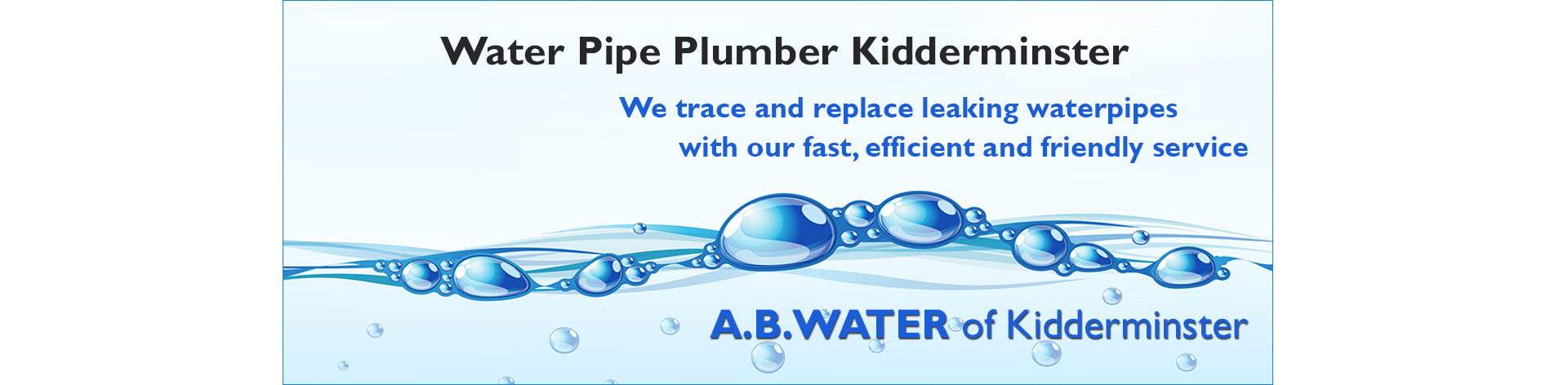 water-leak-plumber-kidderminster